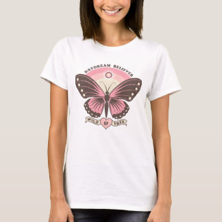 T-shirt Papillon Boho Style - Daydream - Wild & Free