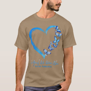 T-shirt Papillon cardiaque En Avril Nous Portons Autisme B
