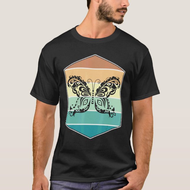T-shirt Papillon chenille insecte papillon (Devant)