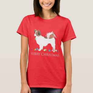 T-shirt Papillon Chien Joyeux Noël Design