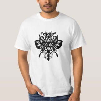 T-shirt papillon chromé