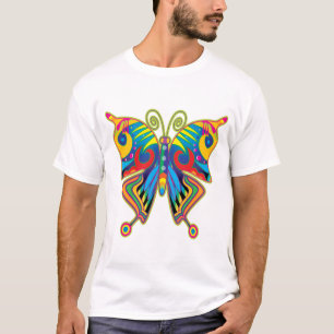 T-shirt Papillon coloré