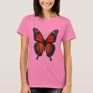 T-shirt papillon coloré