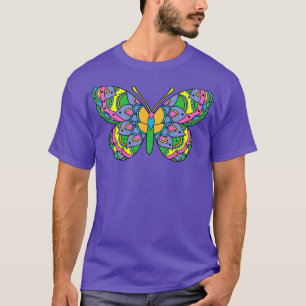 T-shirt Papillon coloré 1