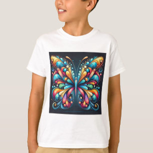 T-shirt Papillon coloré Art Une Nature Vibrante