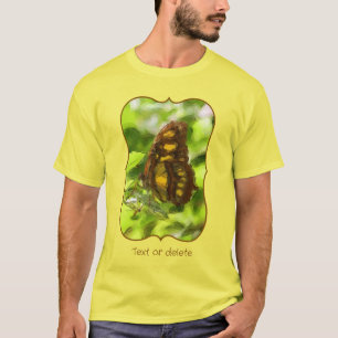 T-shirt Papillon Coloré Esquisse Aquarelle Nature 