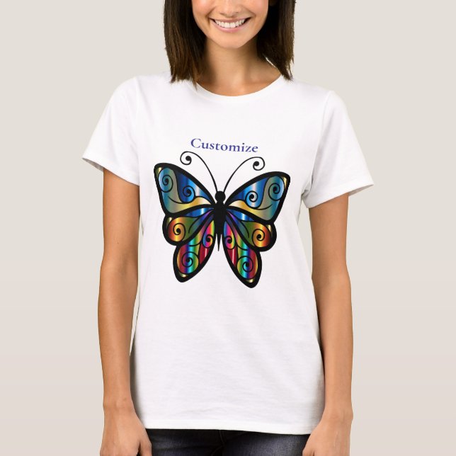 T-shirt Papillon coloré Thunder_Cove (Devant)