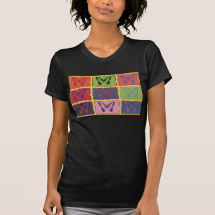 T-shirt Papillon coloré vintage