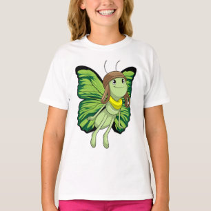 T-shirt Papillon comme pilote avec casquette pilote