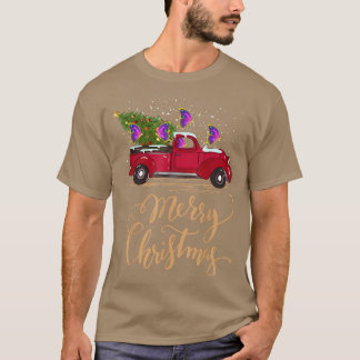 T-shirt Papillon Conduite Arbre de Noël Camion Papillon C