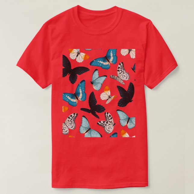 T-shirt papillon cool nouveaux modèles papillon (Design devant)