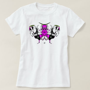 T-shirt papillon coquelicot 2