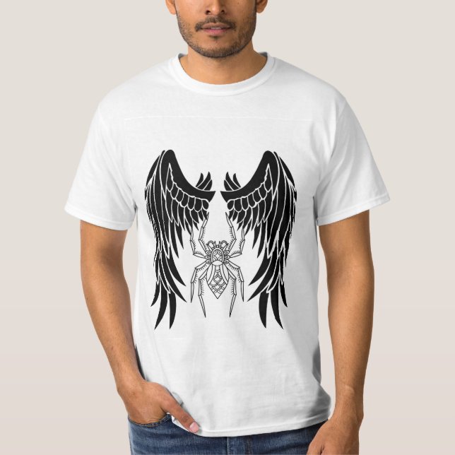 T-shirt Papillon Crâne Sombre – Art de Créature Fantasy Go (Devant)