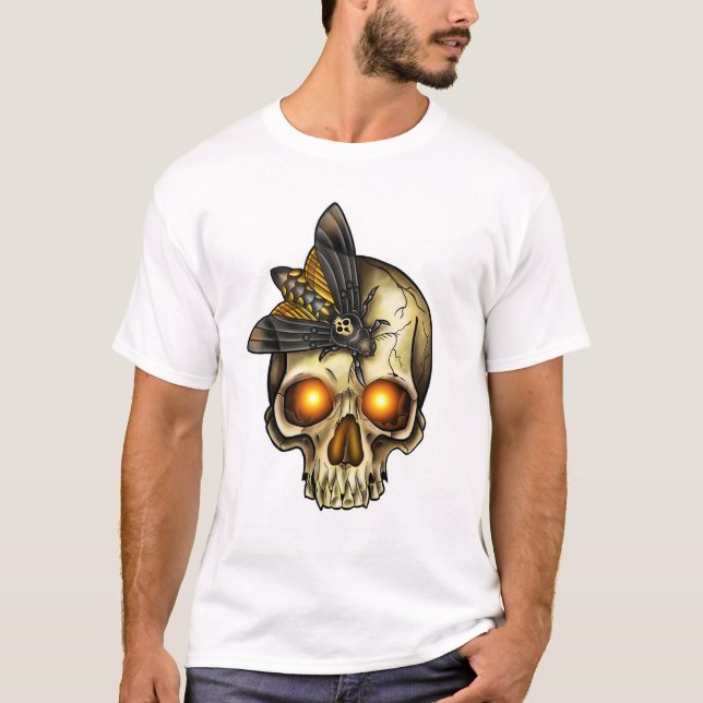 T-shirt Papillon crânien (Devant)