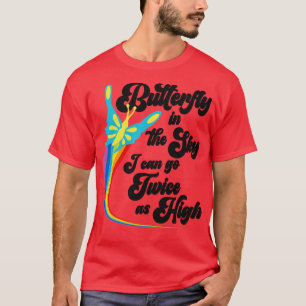 T-shirt Papillon dans le ciel