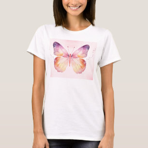 T-shirt Papillon d'aquarelle Art