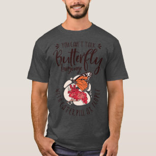 T-shirt Papillon d'art céleste parlant d'insecte mystique