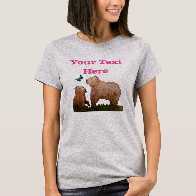 T-shirt Papillon de CUB d'ours (Devant)