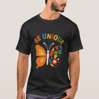T-shirt Papillon de design aux vraies couleurs