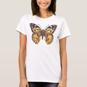 T-shirt Papillon de femme peint