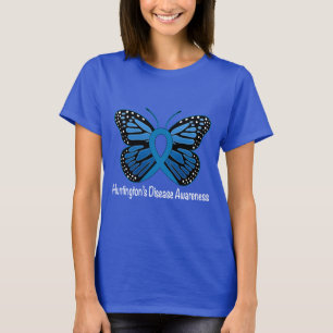 T-shirt Papillon de la maladie de Huntington d'espoir