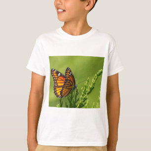 T-shirt Papillon de monarque orange et noir