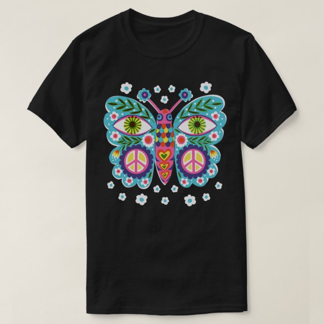 T-shirt Papillon de paix (Design devant)