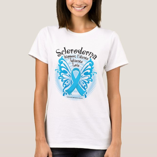 T-shirt Papillon de sclérodermie (Devant)