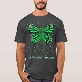 T-shirt Papillon de sensibilisation à la santé mentale 334