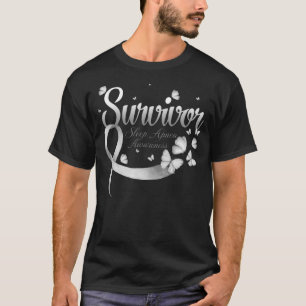 T-shirt Papillon de sensibilisation à l'apnée du survivant