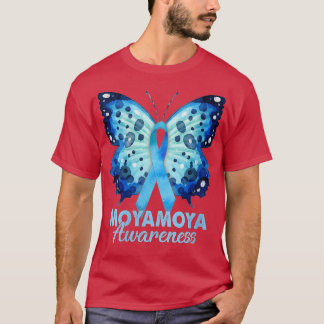 T-shirt Papillon de sensibilisation Moyamoya pour femmes V