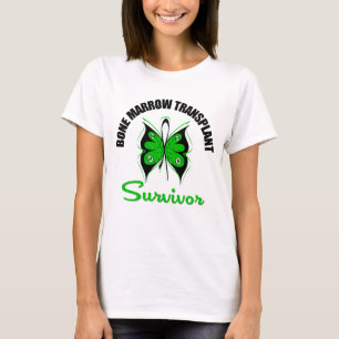 T-shirt Papillon de survivant de greffe de moelle