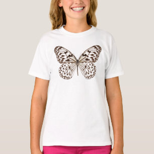 T-shirt Papillon de tigre de châtaigne
