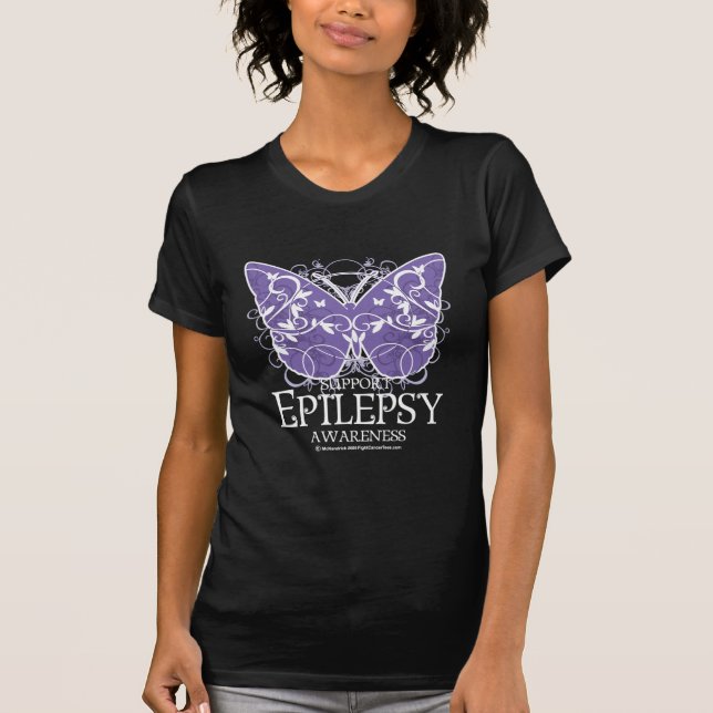 T-shirt Papillon d'épilepsie (Devant)