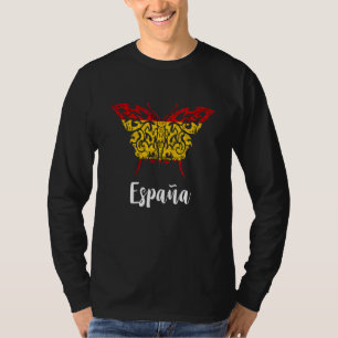 T-shirt Papillon d'Espagne Espana Drapeau Espagnol Fierté