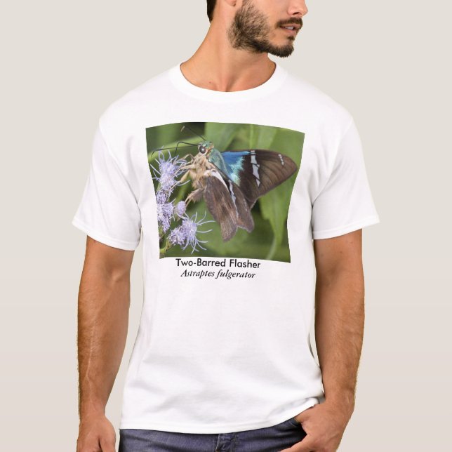 T-shirt Papillon Deux-Barré de clignoteur (Devant)