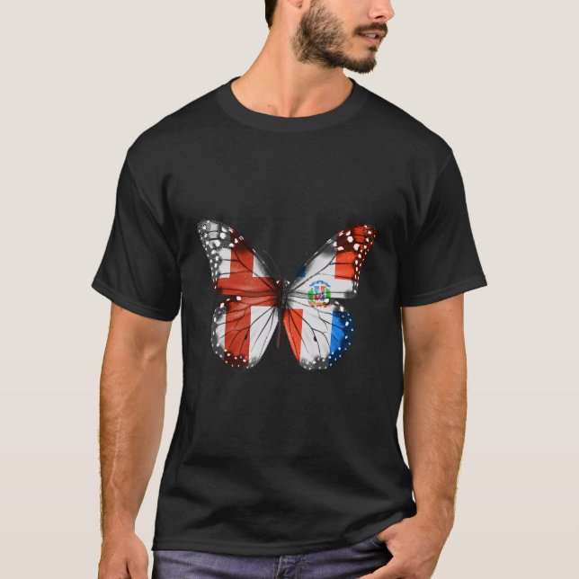 T-shirt Papillon dominicain anglais (Devant)