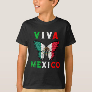 T-shirt Papillon du jour Mexique Femmes filles enfants