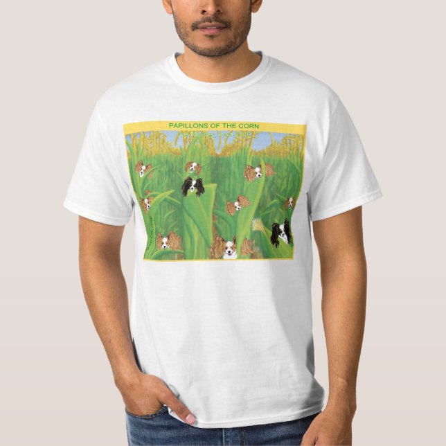 T-shirt Papillon du maïs (blanc) (Devant)