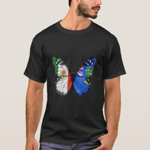 T-shirt Papillon du pavillon des îles Vierges britanniques