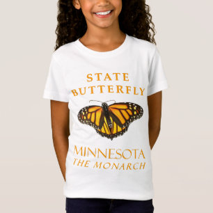 T-Shirt Papillon du Territoire du Minnesota Le Monarque