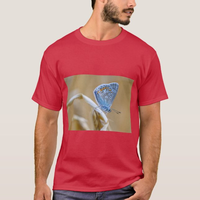 T-shirt Papillon Élégant Graphique de la Nature (Devant)