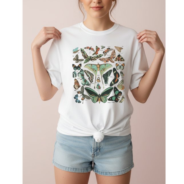 T-shirt Papillon et Moth Vintage (Créateur téléchargé)