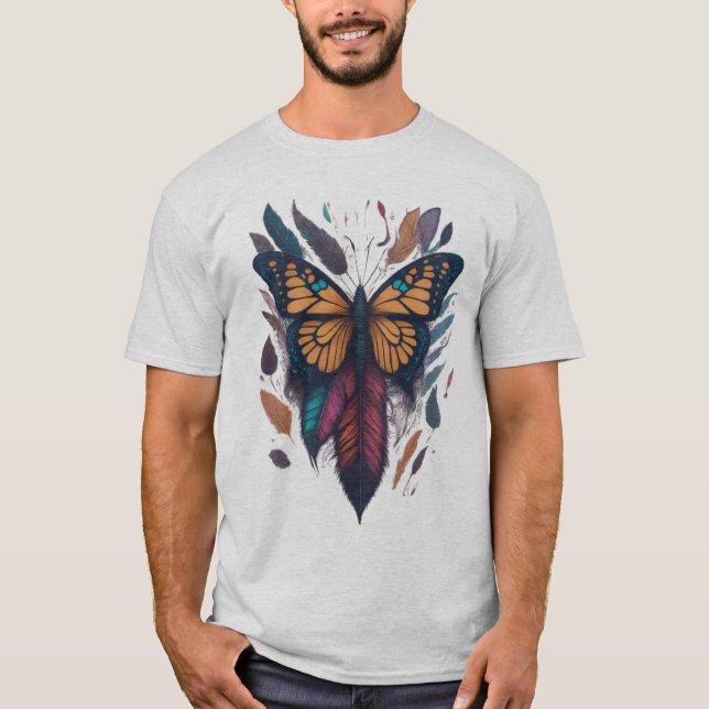 T-shirt Papillon éthérée Iridescente Tee (Devant)