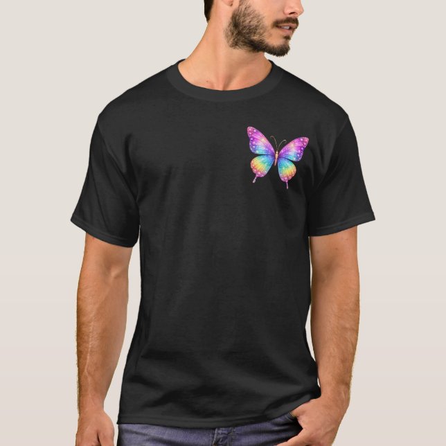 T-shirt Papillon Étincelant (Devant)