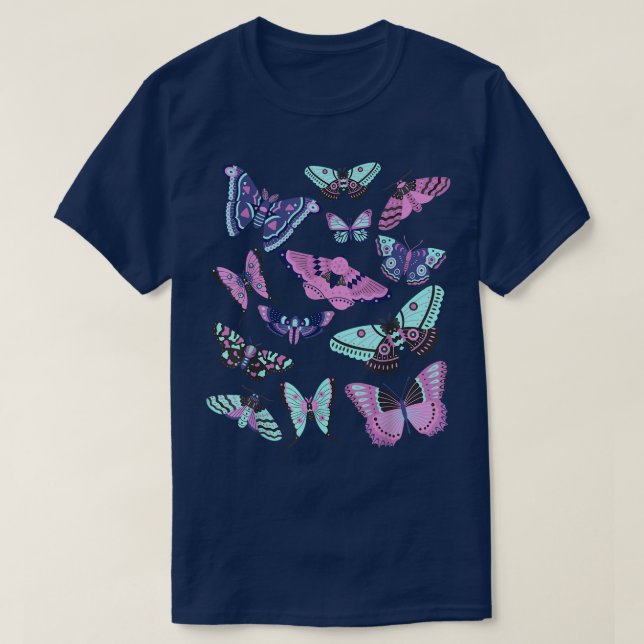 T-shirt Papillon Fairycore Insect Moth esthétique C (Design devant)