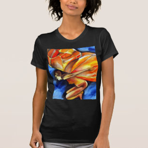 T-shirt Papillon fille surréaliste art imaginaire original