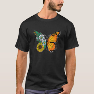 T-shirt Papillon floral
