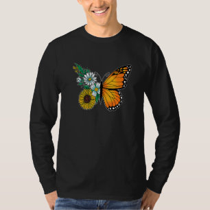 T-shirt Papillon floral