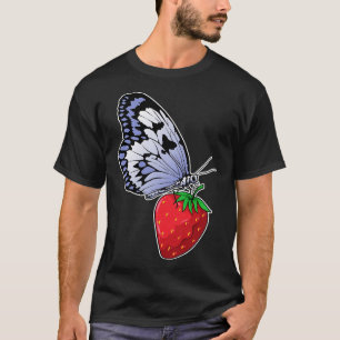 T-shirt Papillon Fraise